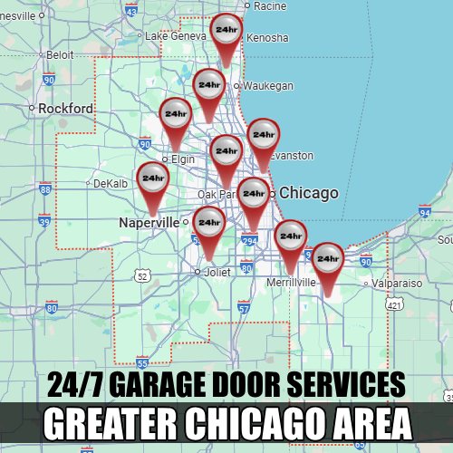 Greater Chicago Area map